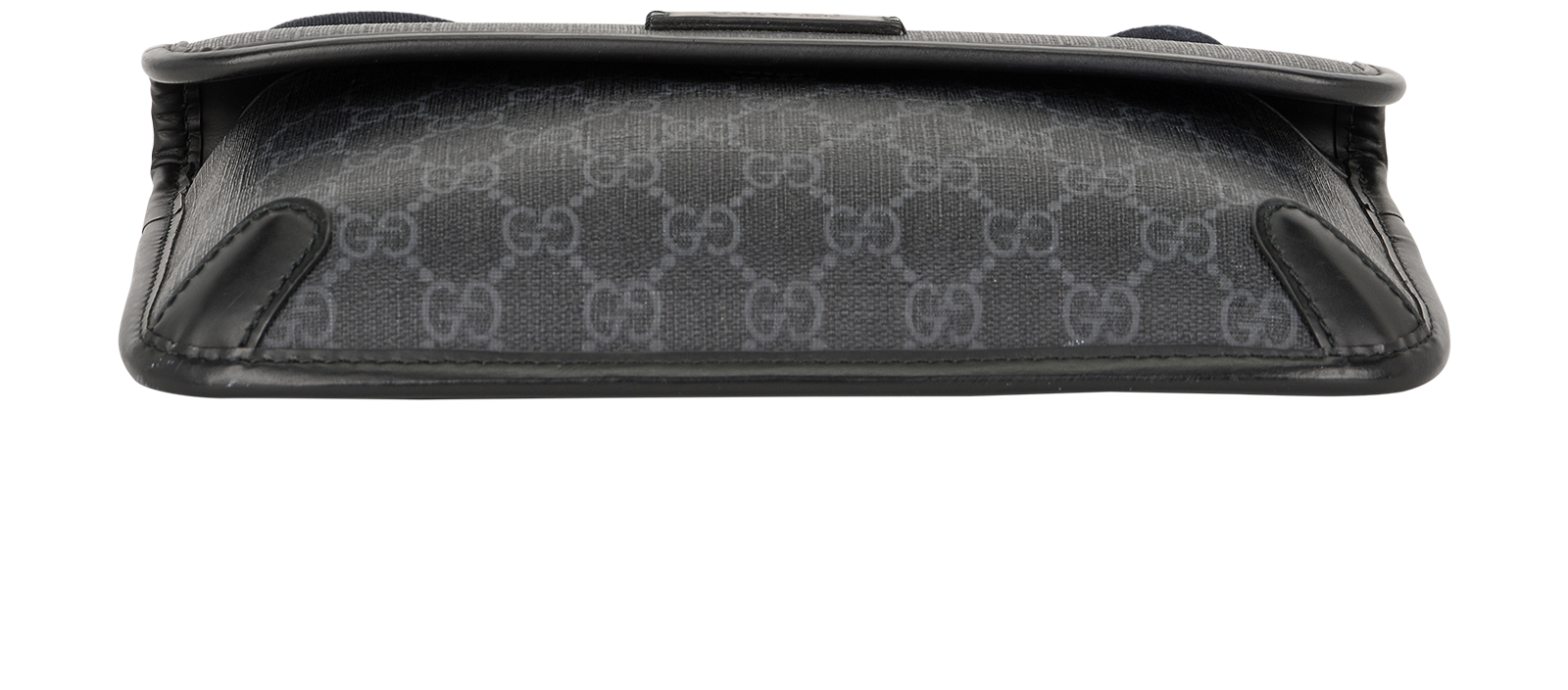 Small GG Belt Bag, &pound;375, Handbags, Black, Canvas, Top view